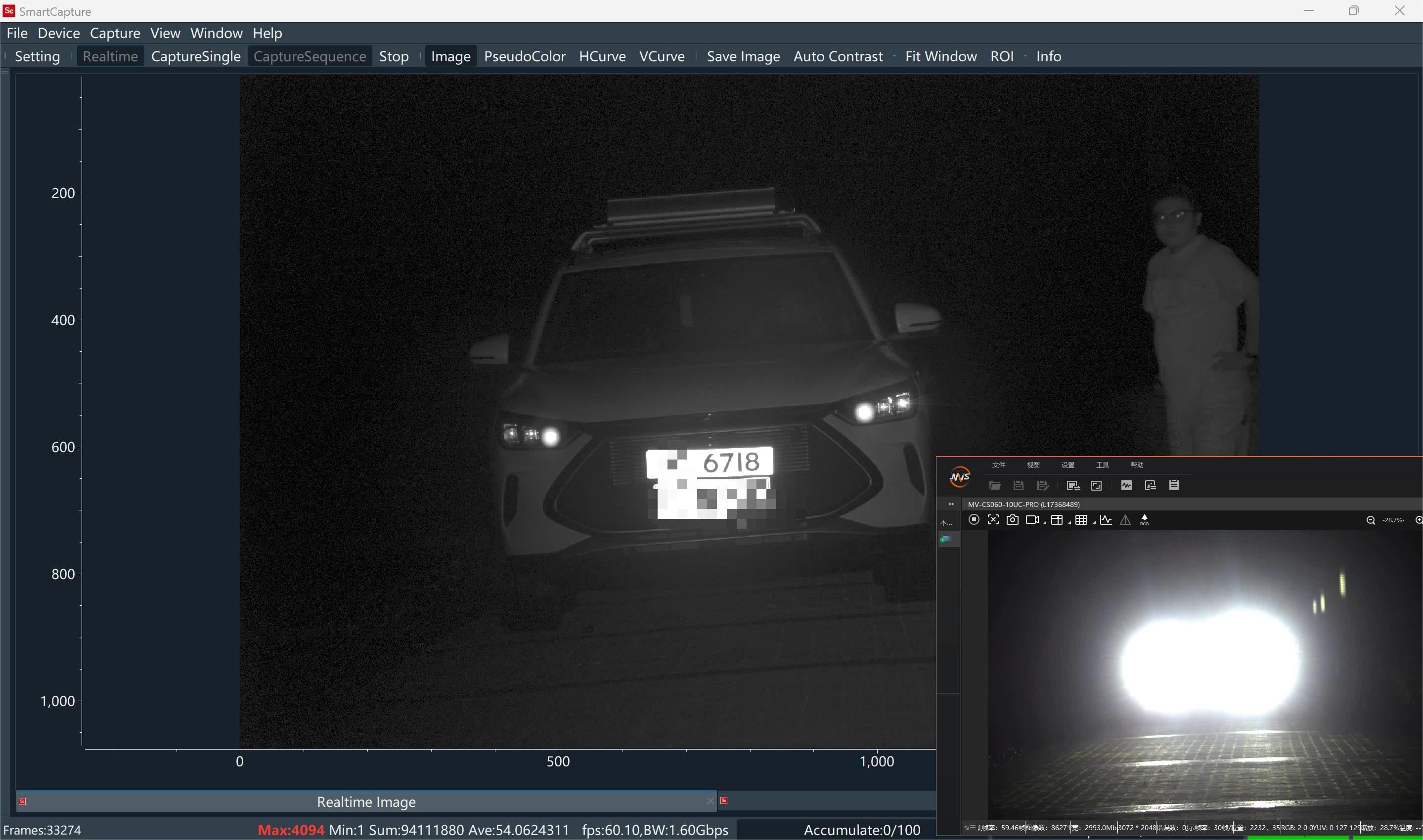 Strong Light Suppression Imaging